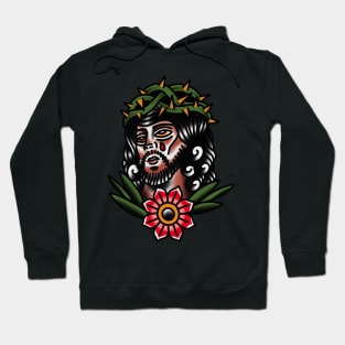 Traditional Jesus Tattoo Piece Hoodie